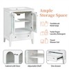 24" Bathroom Vanity with Sink Combo, Bathroom Storage Cabinet With Drawer, Freestanding Under-mount Ceramic Sink Vanity For Bathroom - 4 of 4