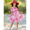 Seaside Petals Ruffle Midi Dress Mia Belle Girls - 3 of 4