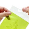 Wrapables Transparent Self-Adhesive 4" x 4" Candy and Cookie Bags, Favor Treat Bags for Parties and Wedding (200pcs), Christmas Trees - 3 of 4