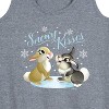 Women's - Disney - Christmas - Snowy Bunny Kisses Graphic Racerback Tank - 2 of 4