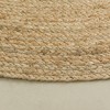 Maxax Hand Woven Jute Round Rug,Natural Jute Area Rugs for Halloween Christmas Living Room Home Entryway Decor Rustic Farmhouse - 2 of 3
