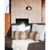 Luxe Belton Faux Fur Pillow | 2-Pack | 12"x20" - 3 of 4