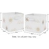Sweet Jojo Designs Fabric Storage Bins Set Desert Sun Pink and Beige - 3 of 4