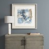 Ashlar Hand Painted Abstract Framed Glass & Matted Wall Art - Madison Park: Modern Decor, Silver Frame - 4 of 4