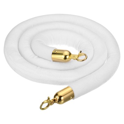 Unique Bargains Hotel Adjustable Velvet Stanchion Rope with Snap Hook