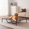 VEVOR Elevated Dog Bed for Large Dogs, Portable Raised Dog Cot with Steel Metal Frame and Breathable Teslin Mesh, XL, Gray - 2 of 4