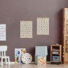 Aoibox Alphabet Numbers Poster Hanger Frame Set of 2, Nursery Wall Decor, ABC Banner Poster Wall Art with Wooden Frames - 2 of 4