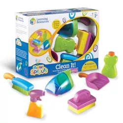 Learning Resources Clean It! My Very Own Cleaning Set, 6 Pieces, Ages 2+