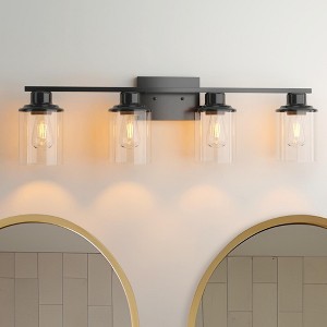 Dovelina Metal Frame Glass Shade Vanity Mirror Lights Wall Light - 1 of 4
