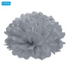 Unique Bargains Decorative Reusable Party Wedding Tissue Pom Poms Flowers 5 Pcs - 3 of 4