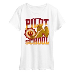 Women's - Star Wars - Chewy Wookiee Mascot Short Sleeve Graphic T-Shirt - 1 of 4