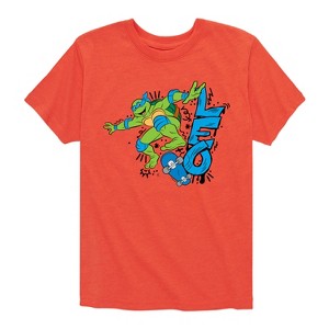 Boys' - Teenage Mutant Ninja Turtles - Leo Short Sleeve Graphic T-Shirt - 1 of 4