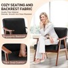 CAVINAS Modern Accent Chair, Living Room Chair with Extra-Thick Backrest, Wingback Chair for Bedroom, Living Room, Lounge Chair Indoor - 3 of 4