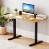 Costway Electric Standing Desk Frame with LED Display Memory Positions for 40”-48” Desktop White/Black - 4 of 4