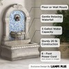 John Timberland Manhasset Modern Cascading Spout Bowl Outdoor Wall Water Fountain 30 1/4" for Yard Garden Patio Home Deck Porch Exterior Balcony Roof - 3 of 4