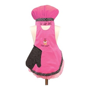 Kitchen Apron Set 3 Pack – Lil Cupcake Chef Design by Manual Woodworkers and Weavers - 1 of 3