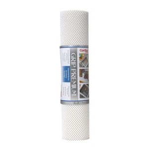 Con-Tact Brand Grip Premium Non-Adhesive Shelf Liner- Thick Grip White (18''x 8'): Drawer & Cabinet Liners - 1 of 4
