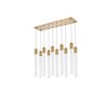 Elegant Lighting Weston 10 - Light Pendant in  Satin Gold - 2 of 4