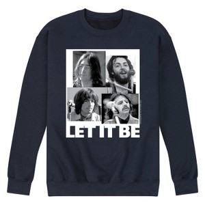 Men's - The Beatles - Let It Be-Men's Crew Fleece Sweatshirt Graphic Fleece Sweatshirt - 1 of 4