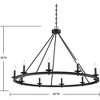 Savoy House Middleton 10 - Light Chandelier in  Matte Black - 3 of 4