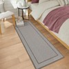 Rugs for Living Room Border Area Rug Non Slip Durable Floor Washable Carpet for High Traffic Areas Indoor Rug for Kitchen Kids Playroom - 2 of 4