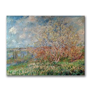 Trademark Fine Art - Claude Monet 'Spring 1880' Canvas Art - 1 of 2