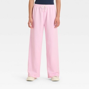 Girls' French Terry Lounge Pants - art class™ - 1 of 3