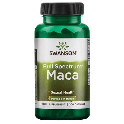 Swanson Maca 500 mg 100 Capsules