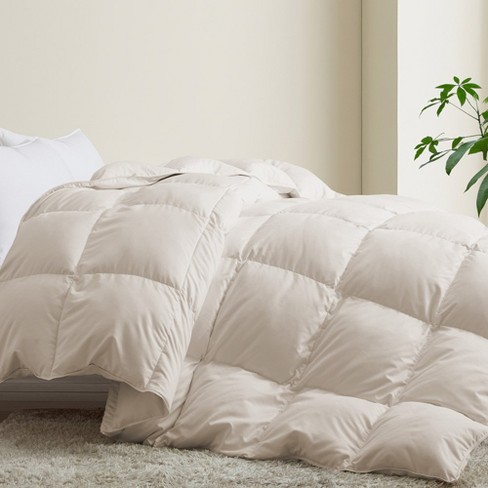White goose feather comforter sales