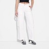 Women's Mid-Rise Wide Leg Cargo Baggy Jeans - Wild Fable™ - 2 of 3