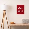 Lisa Argyropoulos Hello Love Red Art Canvas - Deny Designs - 2 of 3