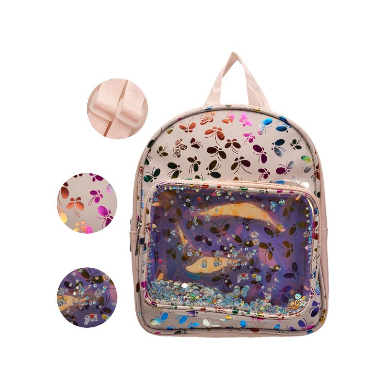 Limited Too Girl's Mini Backpack in Multi Butterfly, 2 of 6