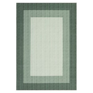 Washable Modern Bordered Rug Non Slip Low Pile Rug Soft Throw Floor Cover Abstract Foldable Indoor Carpet for Living Room Bedroom Playroom Nursery - 1 of 4