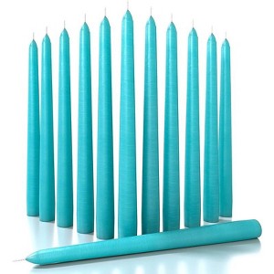 12 inch Taper Candles Set of 12 - Dripless and Smokeless Candle Unscented - Slow Burning Candle Sticks Are Perfect As Thanksgiving Taper Candles - 1 of 4