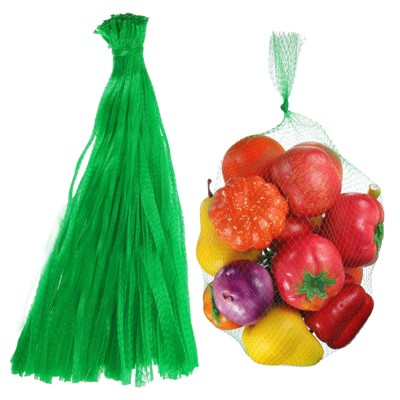 Unique Bargains Seafood Vegetable Grocery Shopping Stretchable Reusable Mesh Produce Bags 100 Pcs