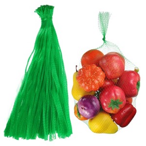 Unique Bargains Seafood Vegetable Grocery Shopping Stretchable Reusable Mesh Produce Bags 100 Pcs - 1 of 4