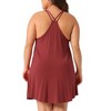 Women's Spaghetti Strap V Neck Sleeveless Racerback Pleated Chemise Nightgowns - Agnes Orinda - 4 of 4
