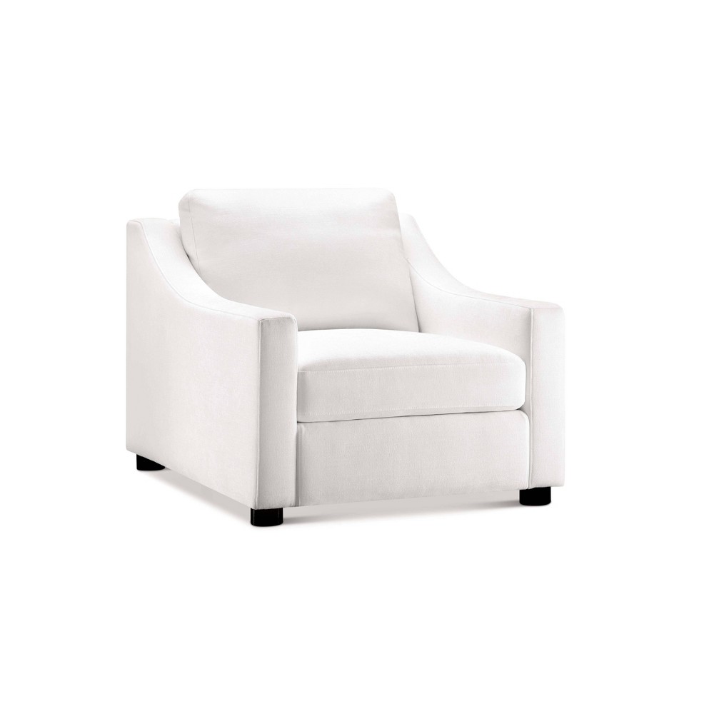 Garcelle Stain Resistant Fabric Chair White - Abbyson Living