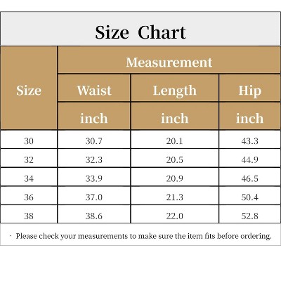 INSPIRE CHIC Men's Multiple Pockets Drawstring Waist Summer Long Board Shorts 30 Light Blue — фото 6