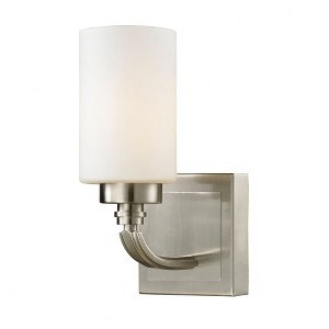 Elk Home Dawson 1 - Light Vanity in  Brushed Nickel - 1 of 3