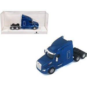 Peterbilt 579 Sleeper Cab Blue Metallic 1/87 (HO) Scale Plastic Model Car by HO Logistics - 1 of 4