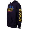 Mens Busch Beer Mountain Logo Blue Hoodie - 3 of 4