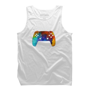 Adult Design By Humans Pride Gamer Video Game Controller By Tank Top - 1 of 2
