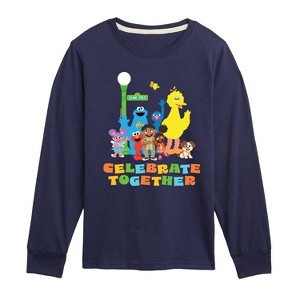 Boys' - Sesame Street - Celebrate Together Long Sleeve Graphic T-Shirt - 1 of 3