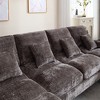 113''W Elegant U-Shaped Chenille Upholstered Sectional Sofa, 4-Seat Large Couch with 2 Chaises -Morden Fort - 2 of 4
