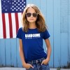 The Juniper Shop Handsome Just Like Dad Youth Short Sleeve Tee - M - Royal - 4 of 4
