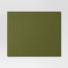 Faux Shearling Reverse Quilted Jersey Throw Blanket Heathered - Room Essentials™ - 3 of 4