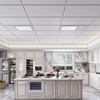 Smooth Drop Ceiling Tile - Fire-Rated, Waterproof, Reusable - Premium PVC, No Sag and Breakage, White - 3 of 4