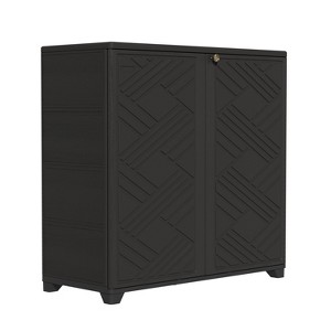 Decksplore Outdoor Storage Shed Weather Resistance, Horizontal Outdoor Storage Box Waterproof for Garden, Patios, Backyards - 1 of 4