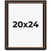 PosterPalooza | Modern Shadow Box 1" Depth Brown Picture Frame - UV Acrylic, Backing, Hanging Hardware - 2 of 4